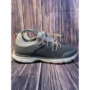 Vionic Jada Womens 9 Grey Pink Slip On Sneakers Tennis Shoes Casual Comfort